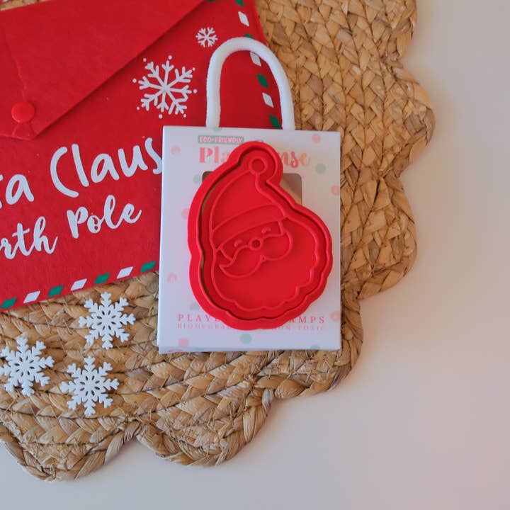 Play Sense - Wholesale Putty/slime – Child - Eco Playdough Stamp | Christmas | Santa Claus