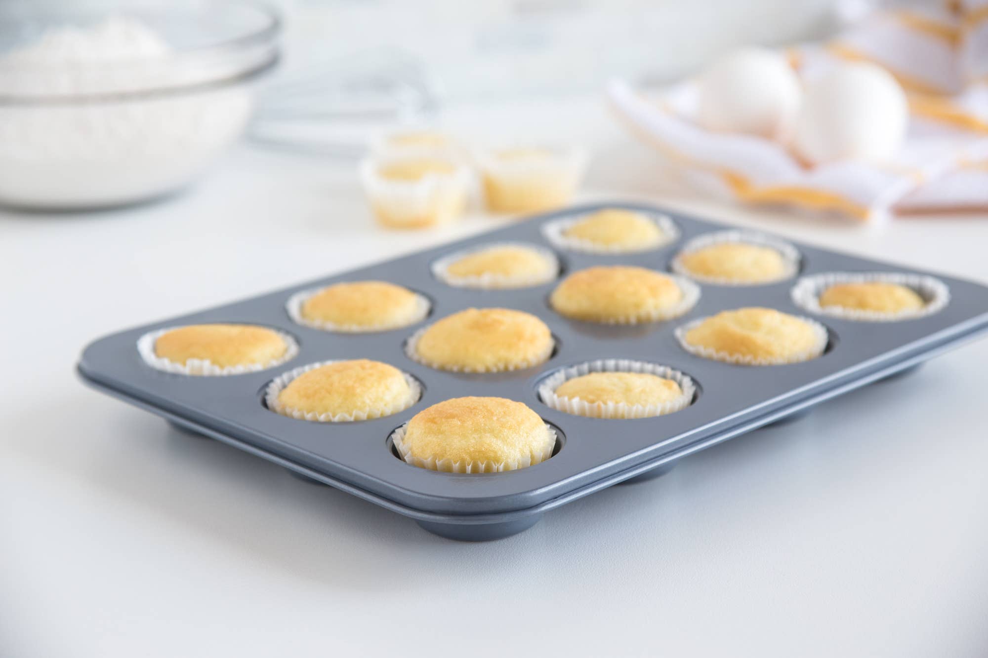 Fox Run Brands - Wholesale Cupcake/Muffin Pan - Fox Run Mini Muffin Pan, 12 Cup, 7.25" x 9.5"1