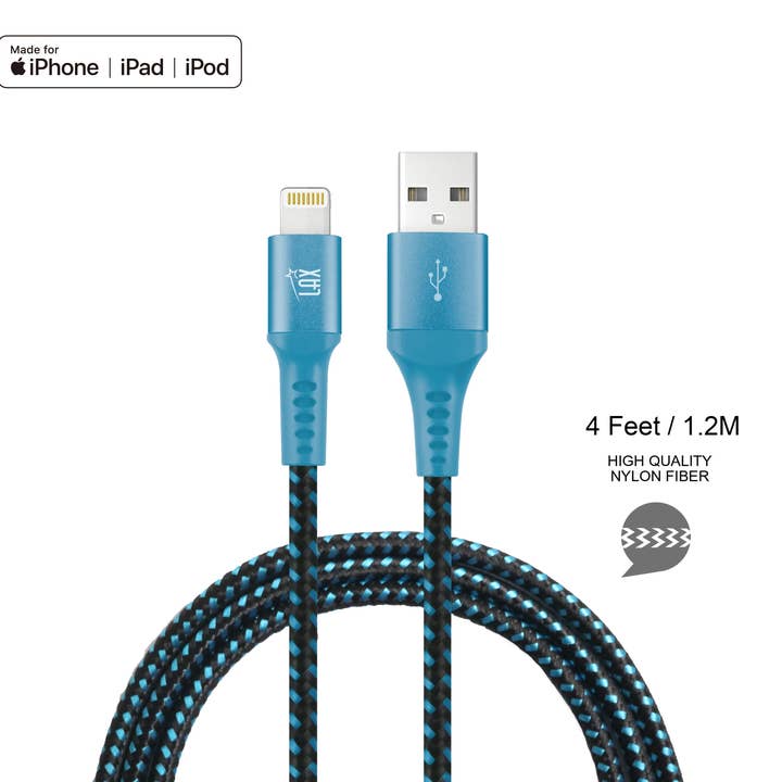 LAX Gadgets - Wholesale Charging Cable - High Speed Certified iP/ipad charging Cables - Retail Pack13