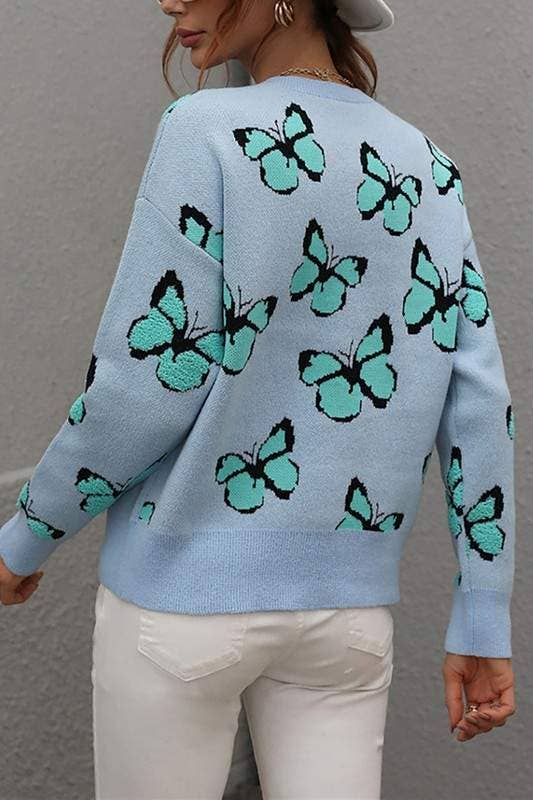Flarix - Wholesale Knit Sweater - Women's - butterfly knit sweater13