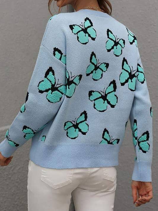 Flarix - Wholesale Knit Sweater - Women's - butterfly knit sweater13