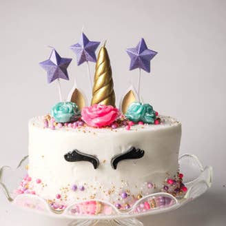 Sweet Wishes Candle Co. - Wholesale Cake Candle - Unicorn Birthday Candle Cake Topper Set for Unicorn Birthday