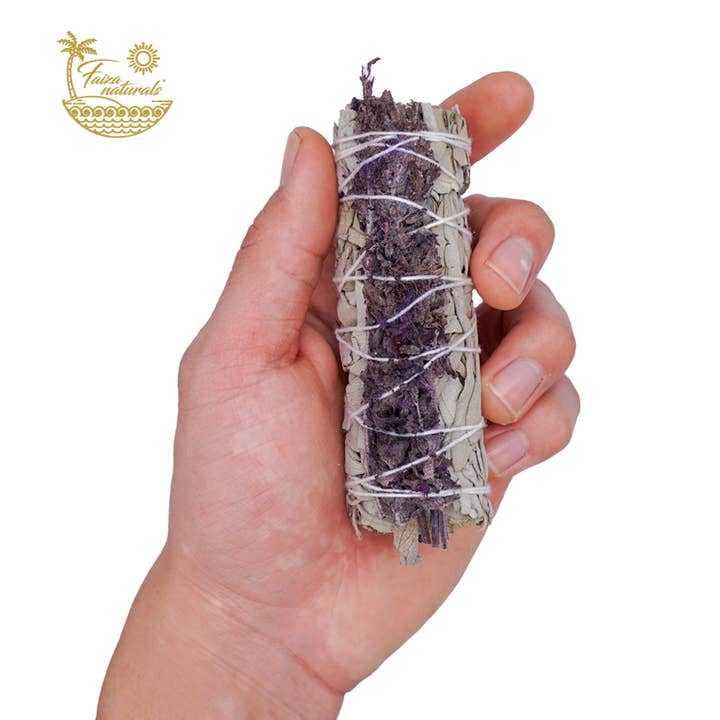 Faiza Naturals - Wholesale Sage Bundle - Lavender and White Sage Bundles2