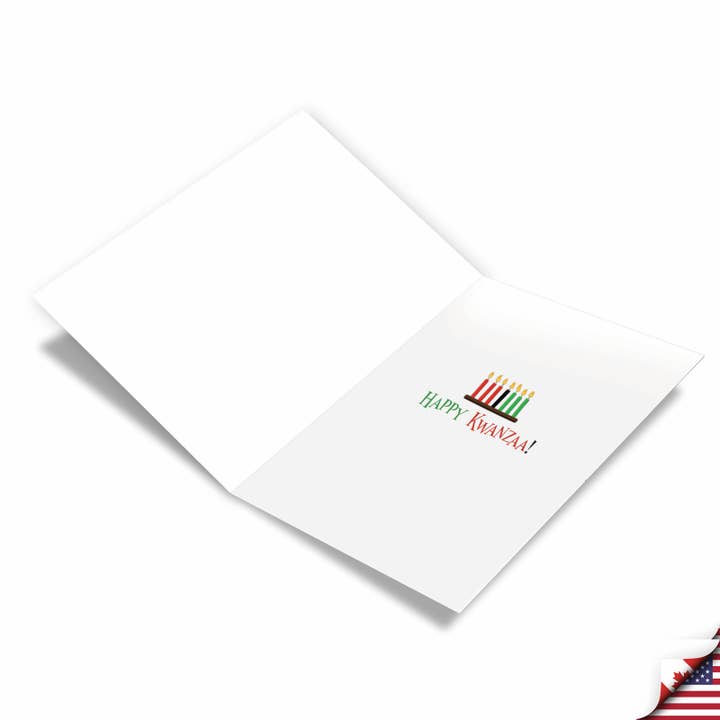 NobleWorks - Wholesale Kwanzaa Card - Kwanzaa Greeting Card -Beginning To Look LIke