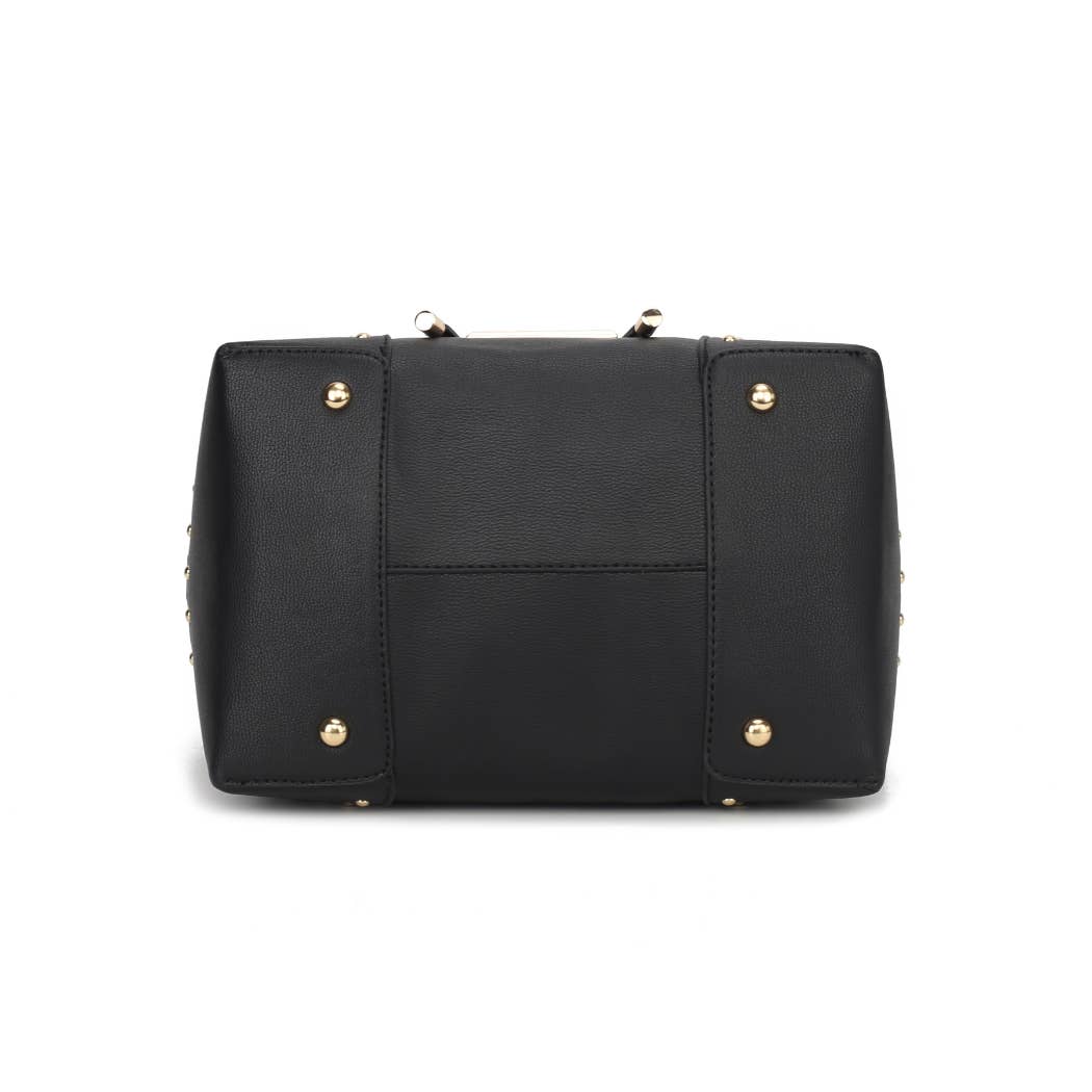 MKF Collection - Wholesale Top Handle Bag - Women's - MKF Callie Solid Bucket Handbag with matching Wallet13