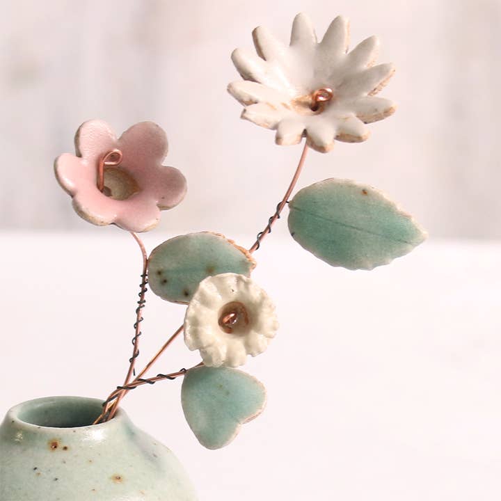 Ceramic Leaf for Ceramic Flower Stems for wholesale by Habulous