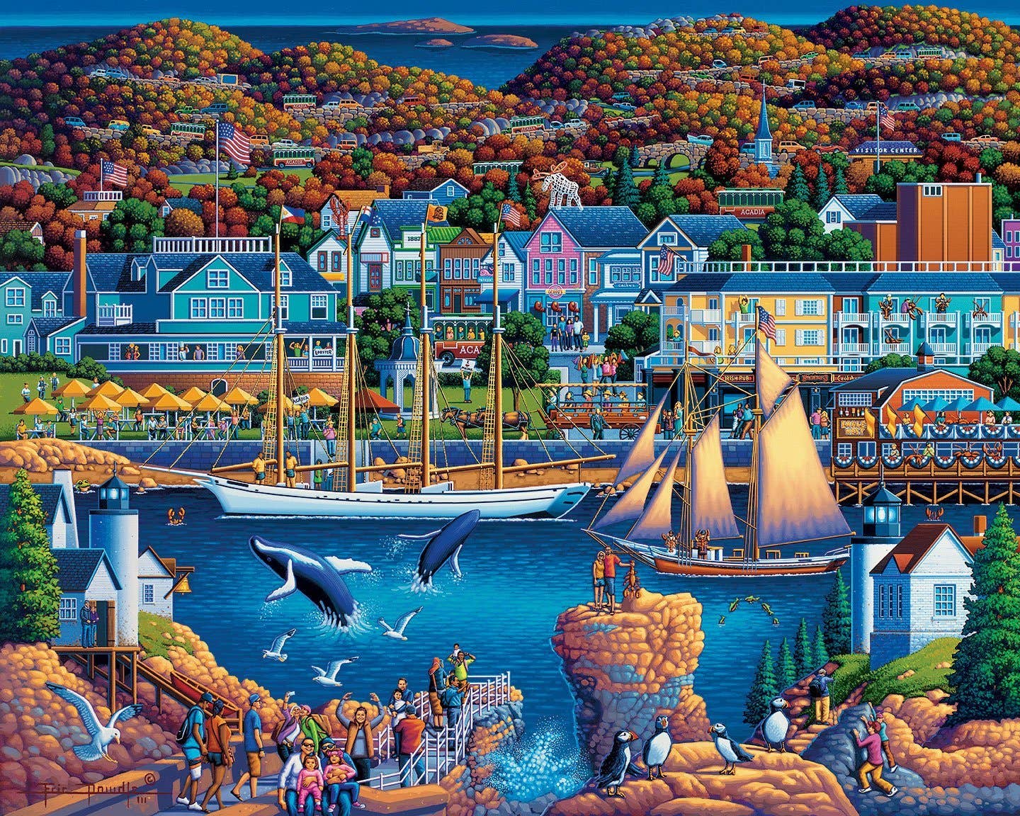 Boardwalk Puzzle Company - Wholesale Puzzle - Adult - Acadia National Park - Mini Puzzle - 250 Piece3