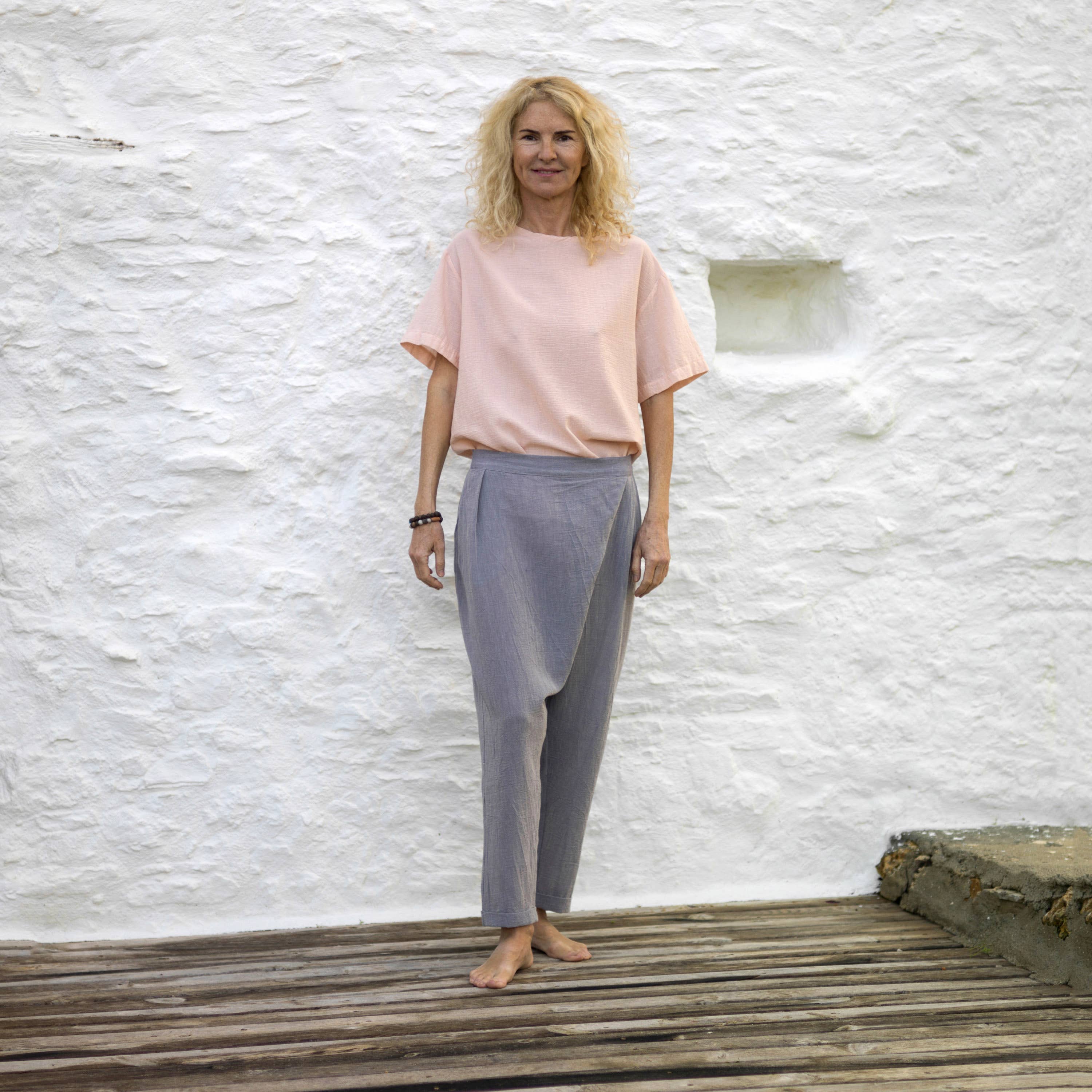 loom.ist - Vendita all'ingrosso Pantalone - Donna - Pantaloni Sile Fold Over28