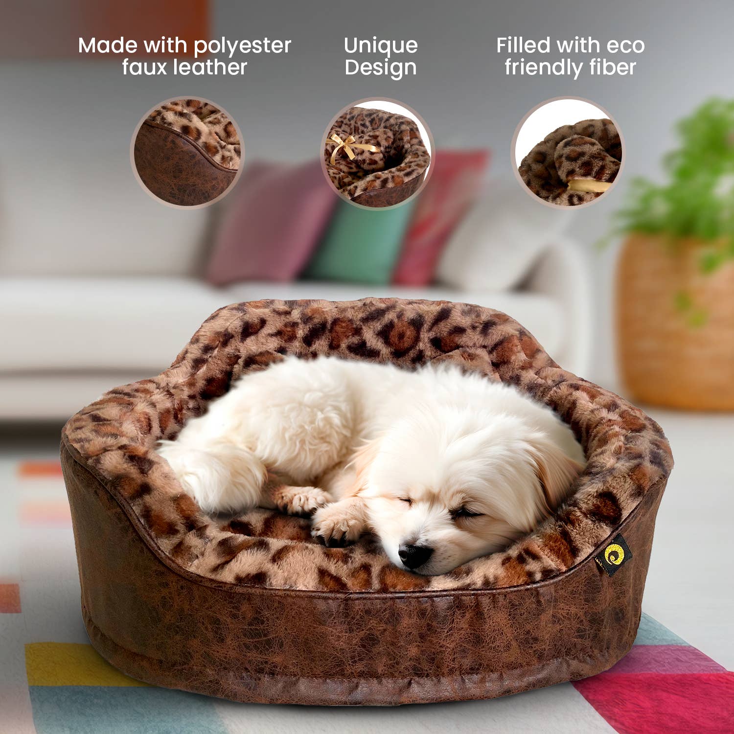 Precious Tails - Wholesale Pet Bed - Cat/Dog - Precious Tails Leopard Princess Bed26