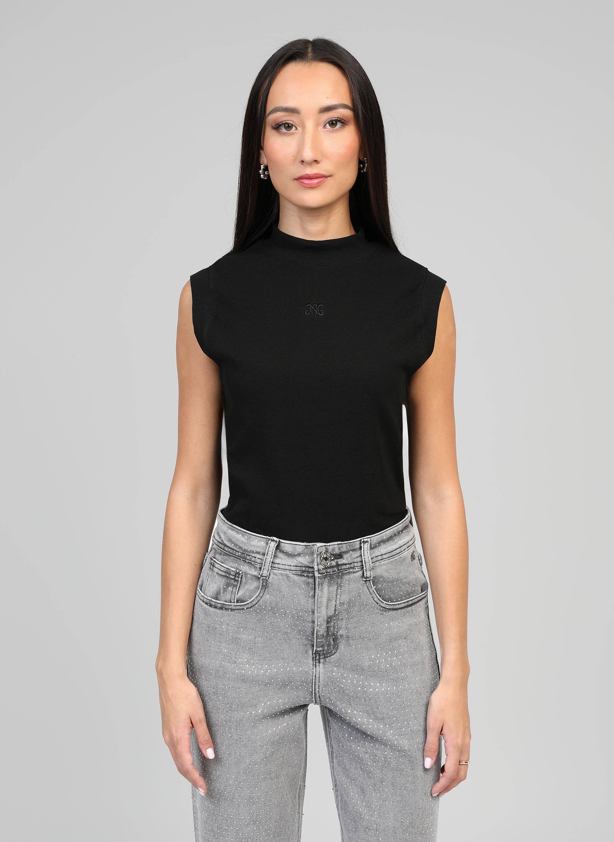 An'ge - Wholesale Tank Top - Women's - ABRIEL TANK TOP black0