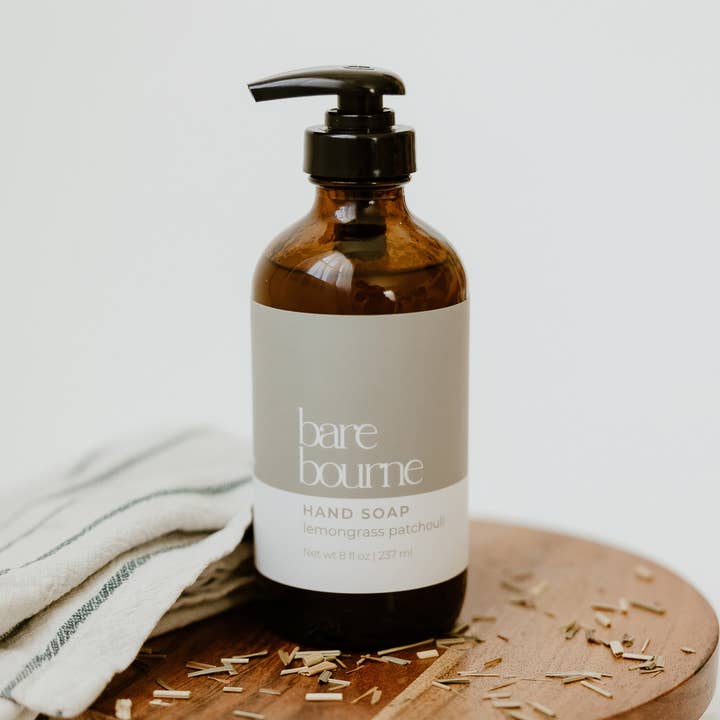 Bare Bourne - Wholesale Hand Soap/Wash - Lemongrass Patchouli Liquid Hand Soap0