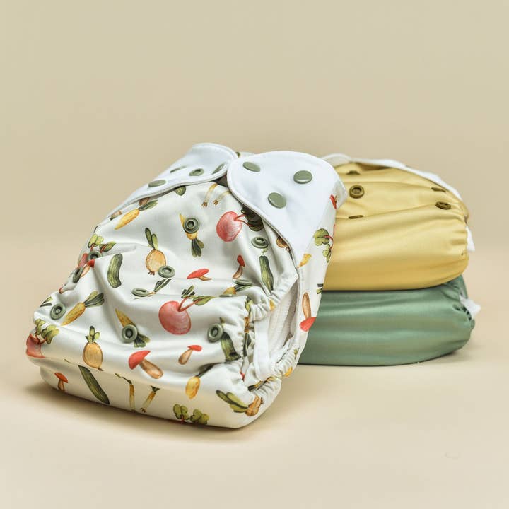 Cloth Diapers Nature Collection Single Set -Farmer's Market and other Purchase Wholesale diapers size 1. Free Returns & Net 60 Terms on Faire trending on Faire.