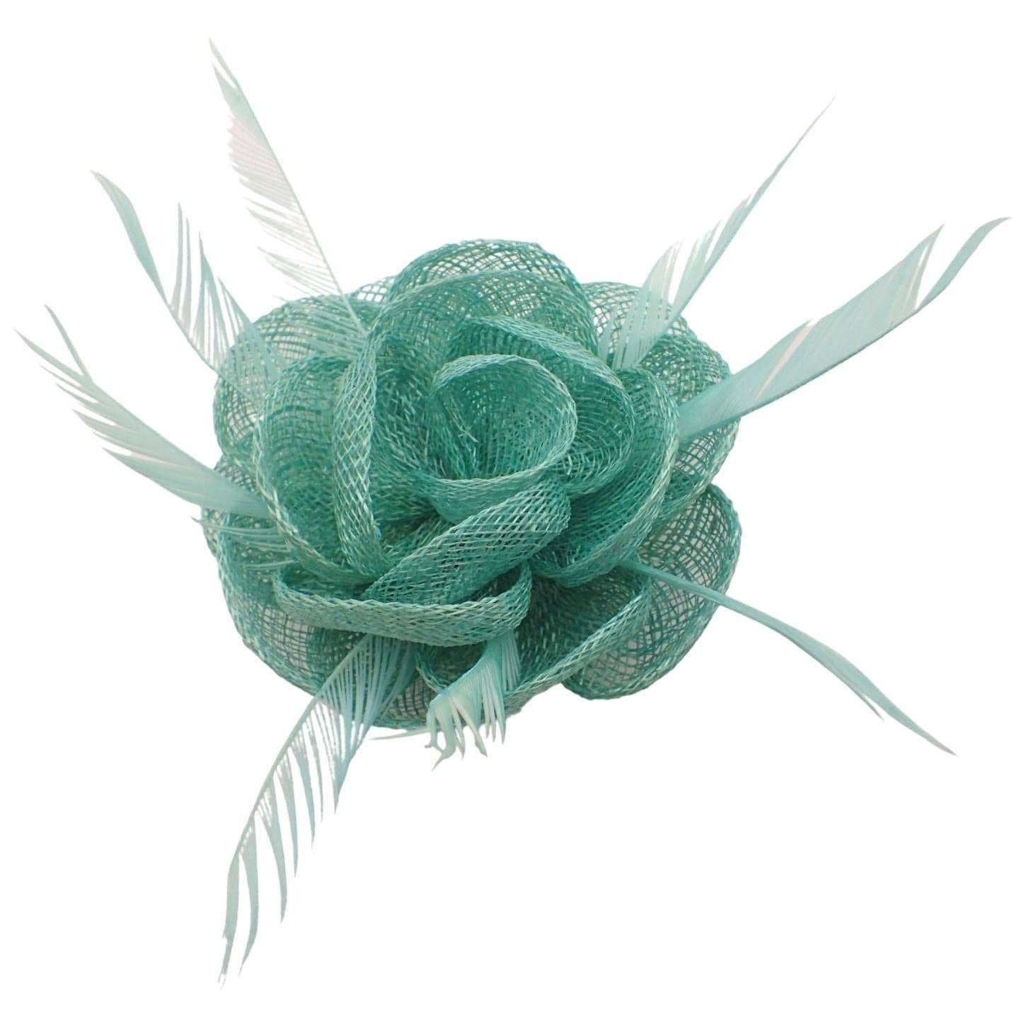 Topkids Accessories - Wholesale Fascinator Hat - Women's - Fascinator Hair Clip Fascinator Flower Hair Clip Fabric Flower Clip Wedding Fascinator Wedding Corsage Flower Fascinator On Clip & Brooch Pin For Women, Ladies, Girls12