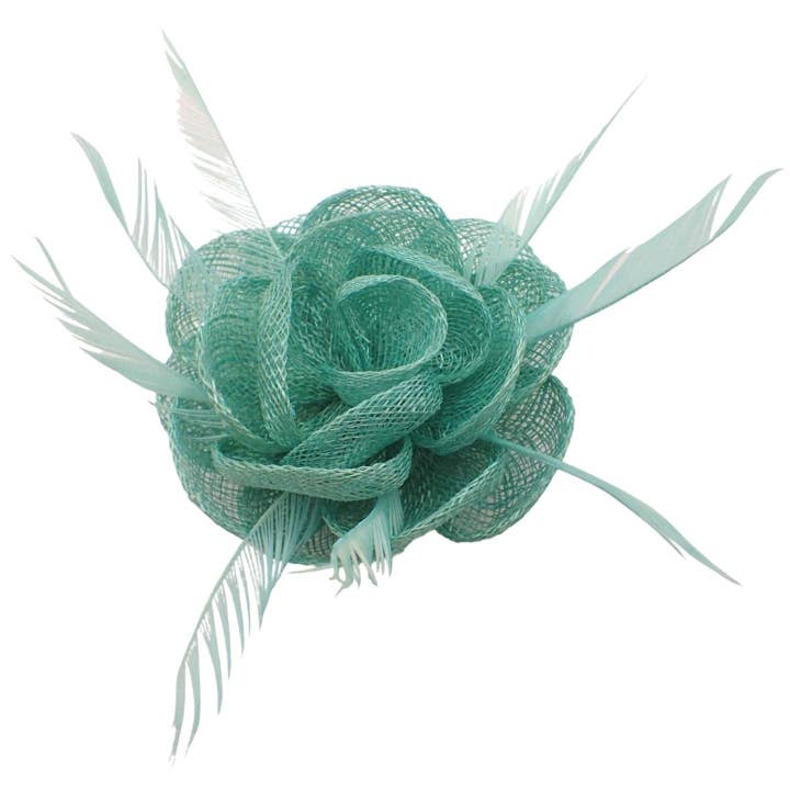 Topkids Accessories - Wholesale Fascinator hat – Women's - Fascinator Hair Clip Fascinator Flower Hair Clip Fabric Flower Clip Wedding Fascinator Wedding Corsage Flower Fascinator On Clip & Brooch Pin For Women, Ladies, Girls12