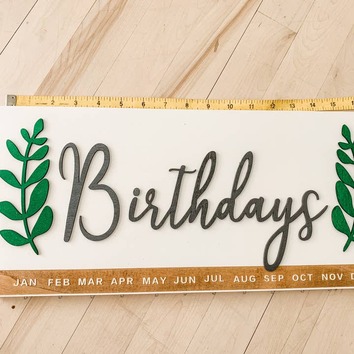 Woodbe Co - Venta al por mayor Calendario - Calendario recordatorio de cumpleaños Never-Forget