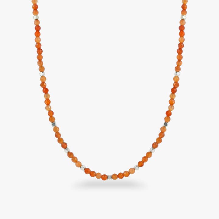 Collana di Corniola Argento per la vendita all'ingrosso da parte di Blue Buddha Jewelry