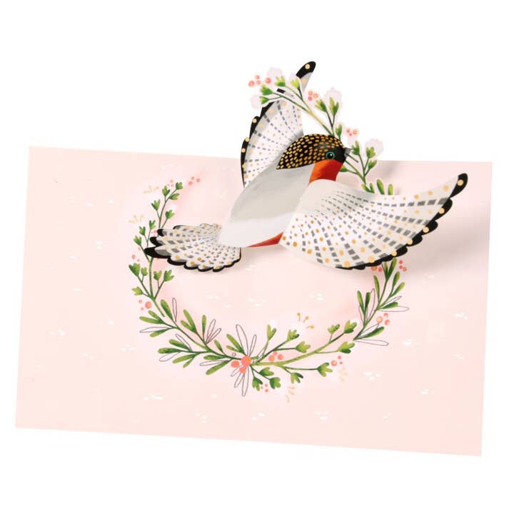 Vevoke - Wholesale Everyday Greeting Card - 3D Pop-up Card-Finch