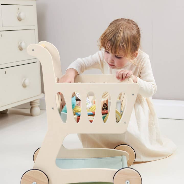 Tender Leaf Toys - Wholesale Wood Toy - Kids - Shopping Cart