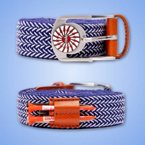 THE BRAIDED BYRD GOLF BELT - Mountain Bluebyrd for wholesale by The Byrd Golf