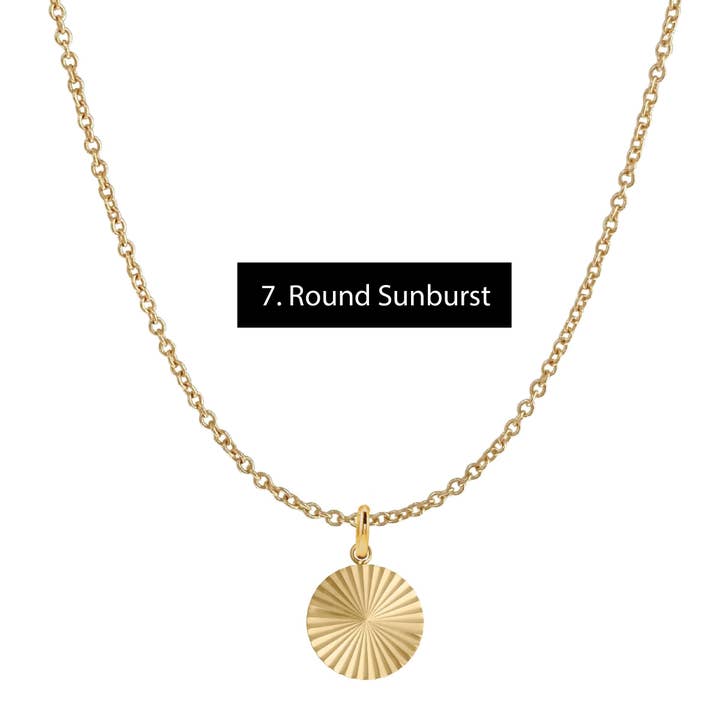 Mint + Sky - Wholesale Pendant/Charm Necklace - Everyday Layering Necklace - 11 Pendant Options - Tarnish Resistant, Waterproof, Hypoallergenic12