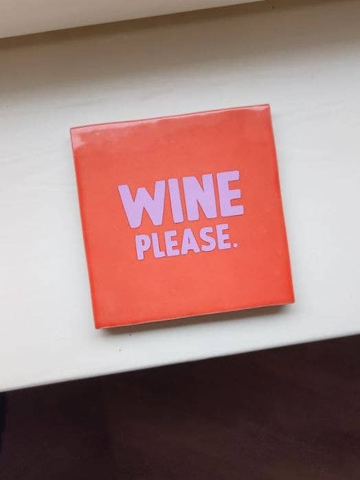 Tile - Wine please for wholesale by Studio Meuk