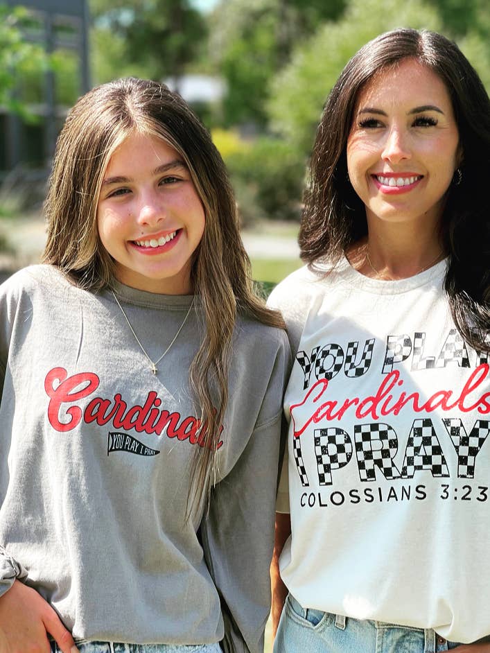 CUSTOM Checker Long & Short Sleeve | Team Spirit Shirt for wholesale by You Play I Pray