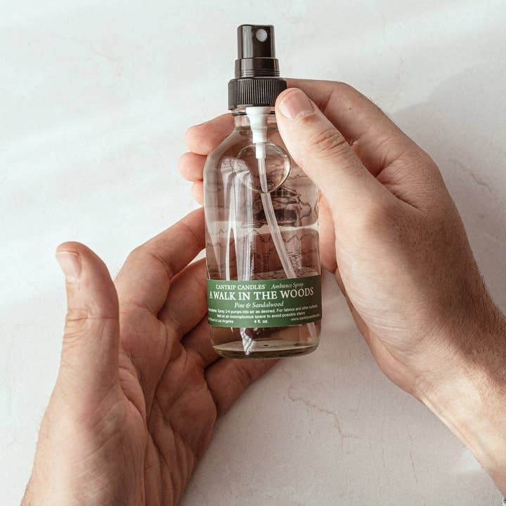 Cantrip Candles - Wholesale Room & Linen Spray - A Walk in the Woods Ambience Spray