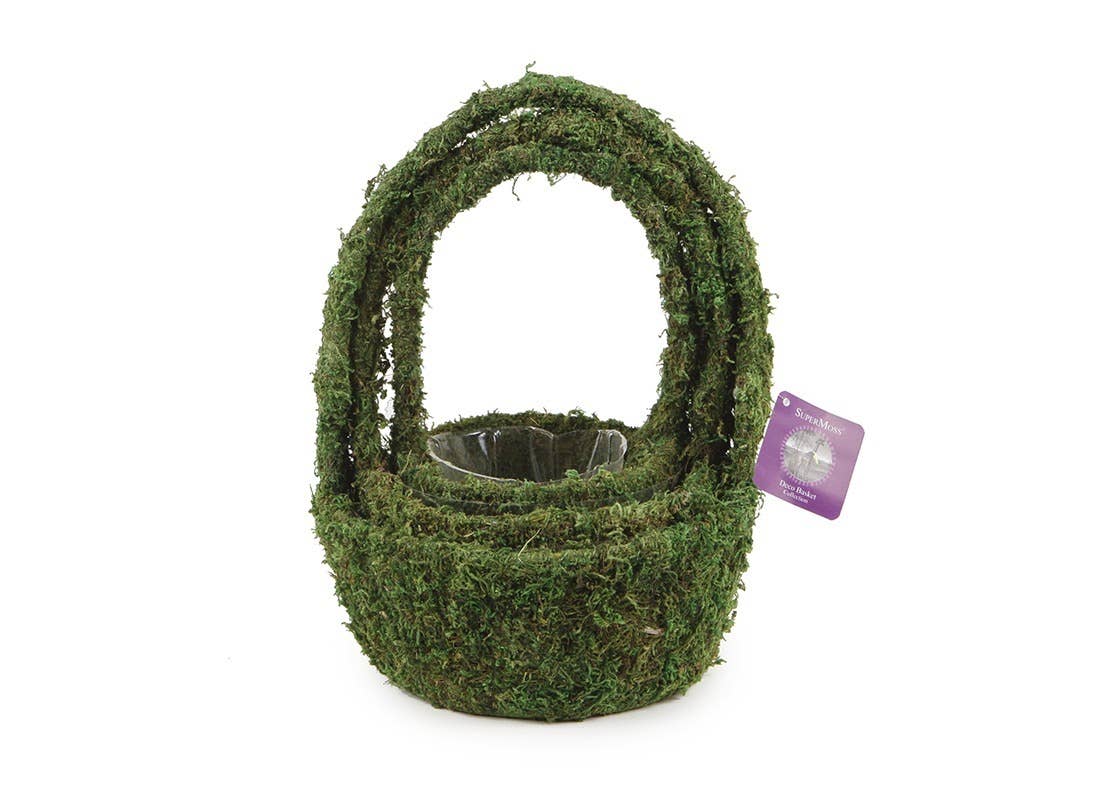 SuperMoss – wholesale Korg – Miramonte Deco Korg, Färsk Grön, Set om 31