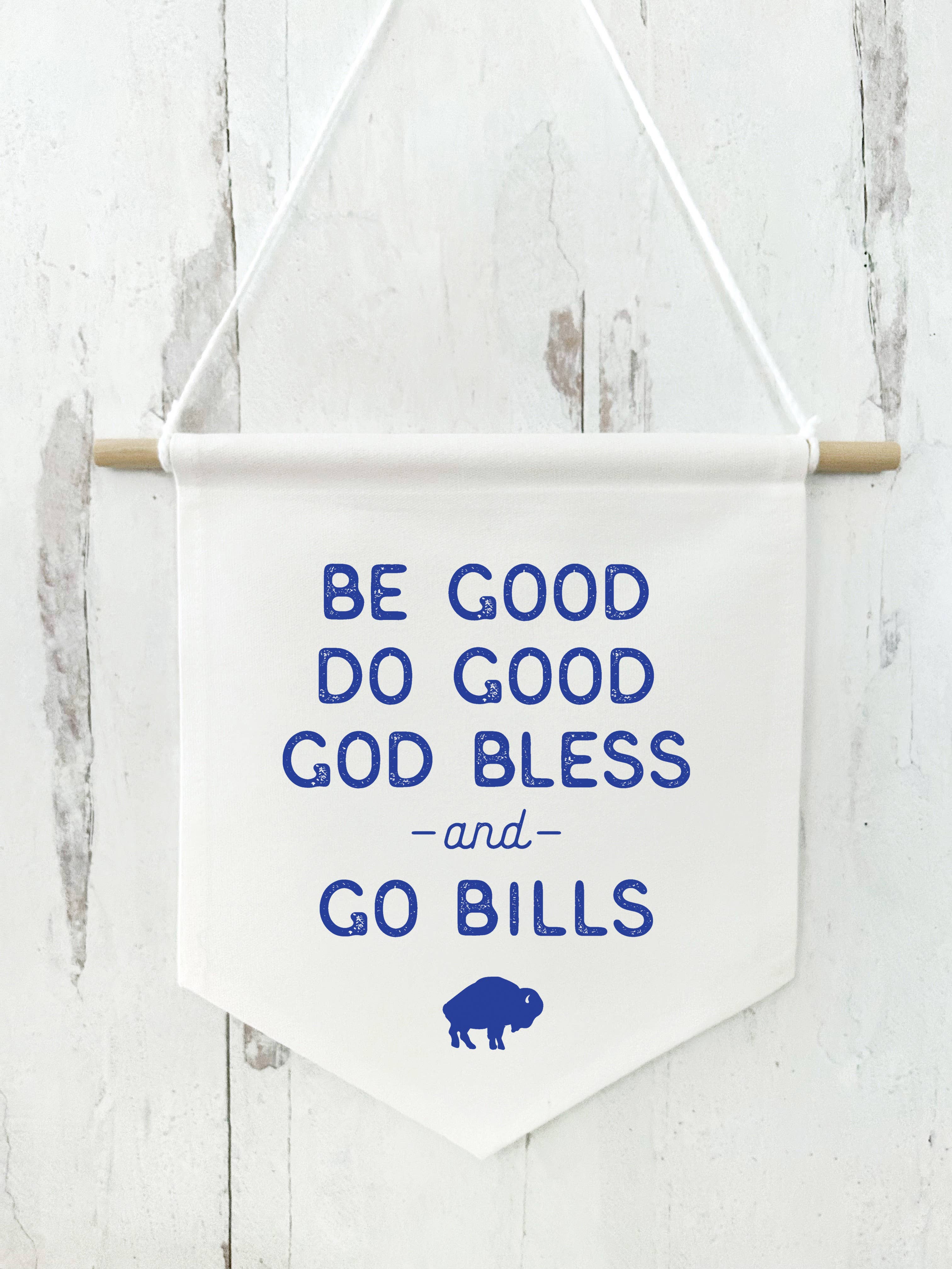Perfect Day Print Co - Wholesale Banner - Go Bills Josh Allen Quote Buffalo Canvas Sign Wall Decor5