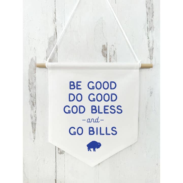 Perfect Day Print Co - Wholesale Banner - Go Bills Josh Allen Quote Buffalo Canvas Sign Wall Decor5