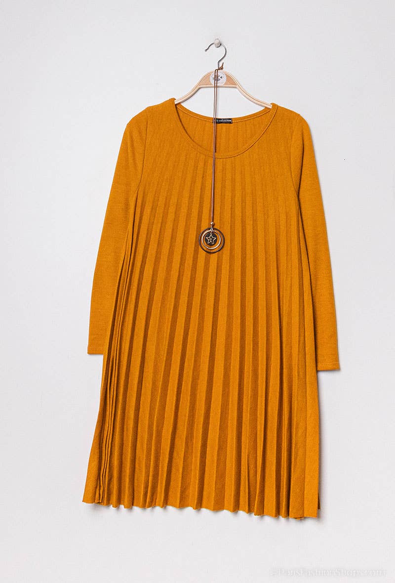 P&R STAR - Wholesale Dress - Women's - Pleated knit dress14