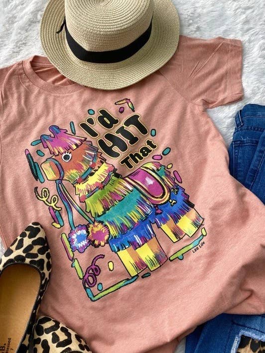 Bella I'd Hit That Cute, Funny, Pinata Graphic Tshirt for wholesale by L&B Life