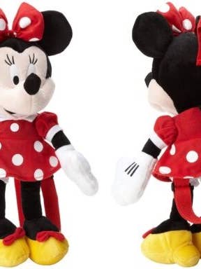 DISNEY MINNIE 16" RED SUPER SOFT REAL PLUSH BACKPACK for wholesale by The Zoofy Group , LLC