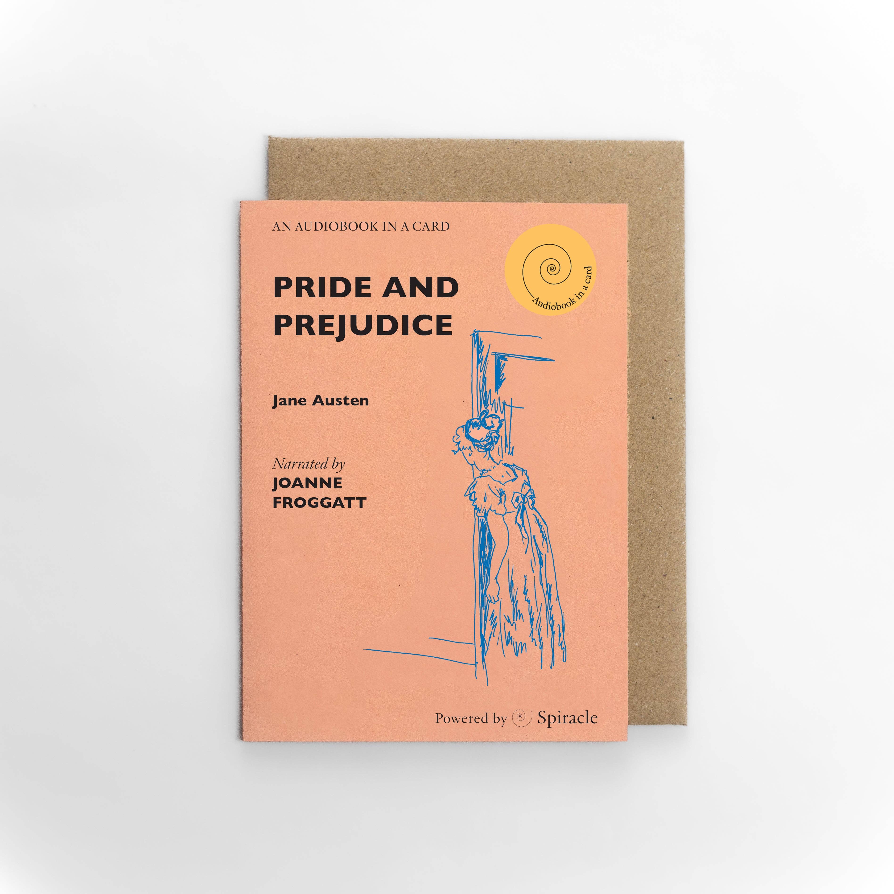 Spiracle Audiobooks – wholesale Everyday greeting card – Jane Austen’s Pride and Prejudice Audiobook Gift6