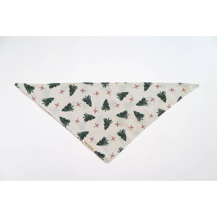Dapple Dog Designs - Wholesale Pet Bandana - Dog - Evergreen Trees Bandana - Christmas Dog Bandana3