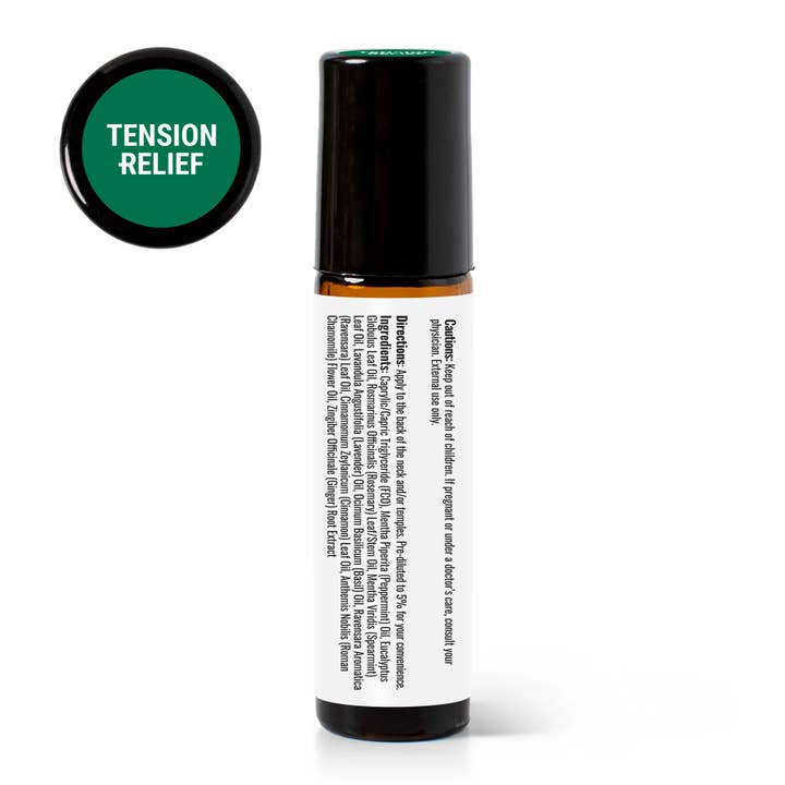 Plant Therapy - Wholesale Essential Oil Roll-On - Tension Relief Essential Oil Blend Pre-Diluted Roll-On 10mL