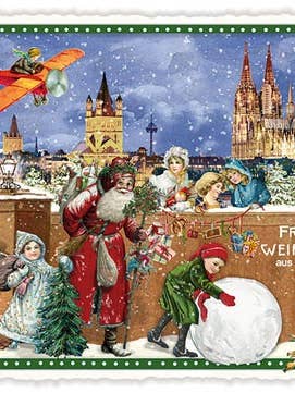 Christmas in Cologne (3D cities postcard), PK806 for wholesale by Actetre Deutschland Gmbh