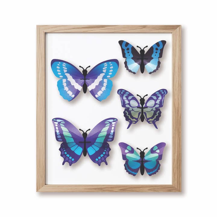 Paper Butterfly set of 5 for wholesale by Papier Plume