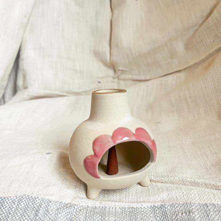 The Golden Altar - Wholesale Incense Holder - Ceramic Incense Chimney - Palo Santo Burner2