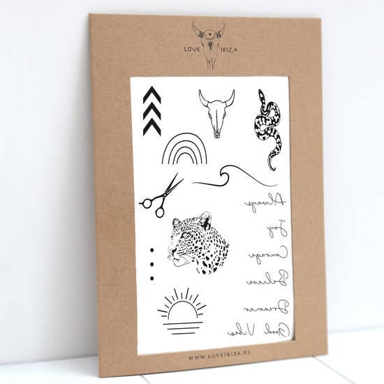 Tatuagens temporárias de Love Ibiza No. 2 - edição limitada por atacado de Love Ibiza