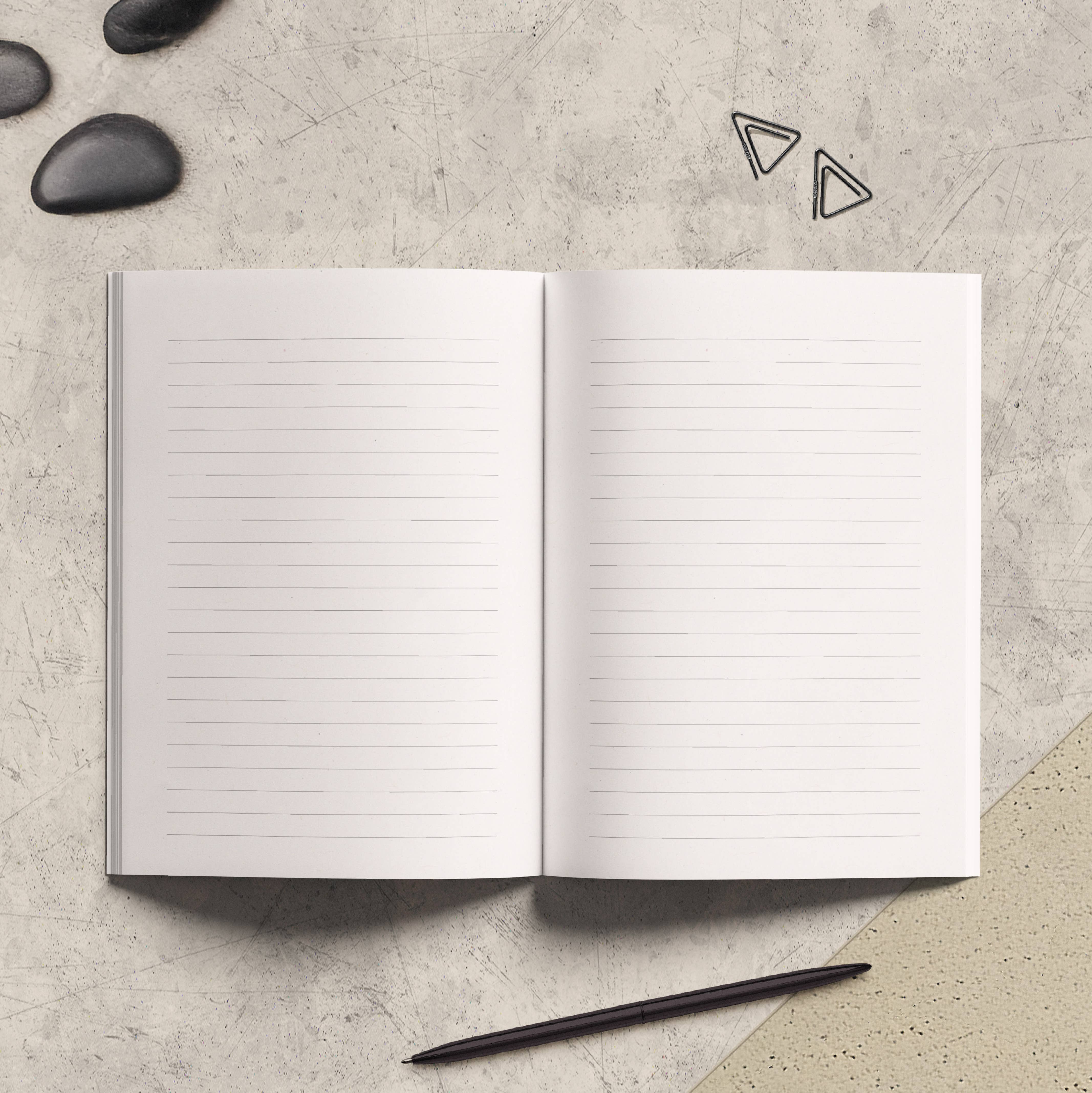 Bird & Co Studio – wholesale Notebook – Dandelion Wildflower Geometric Recycled Notebook - A5 Lined1