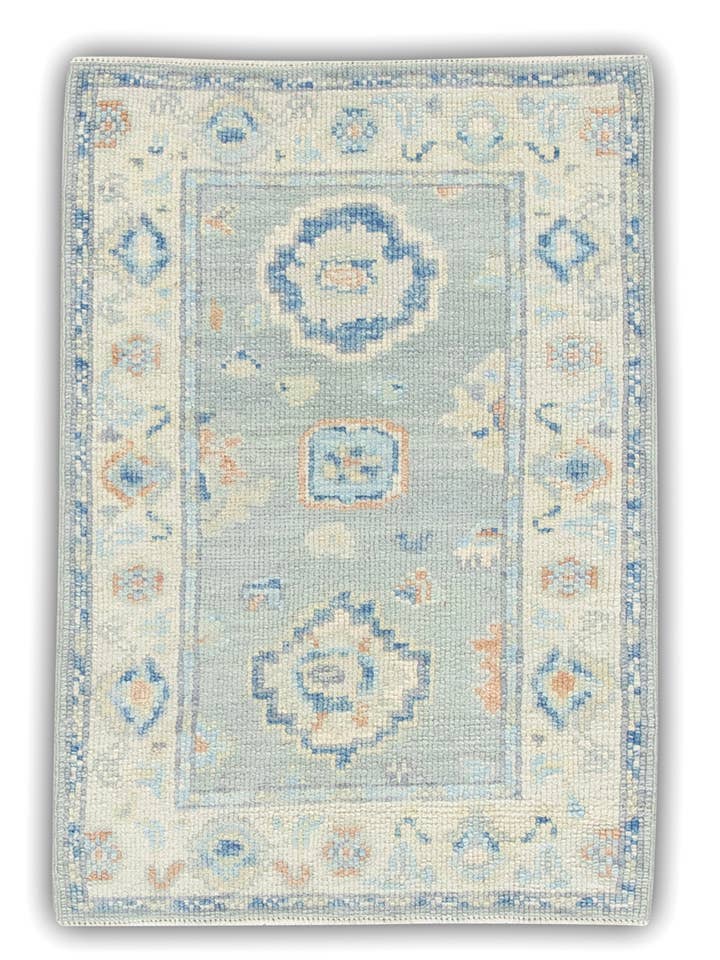 Turkish Oushak Rug 2'1" x 3' #7038 for wholesale by Turkish Rug