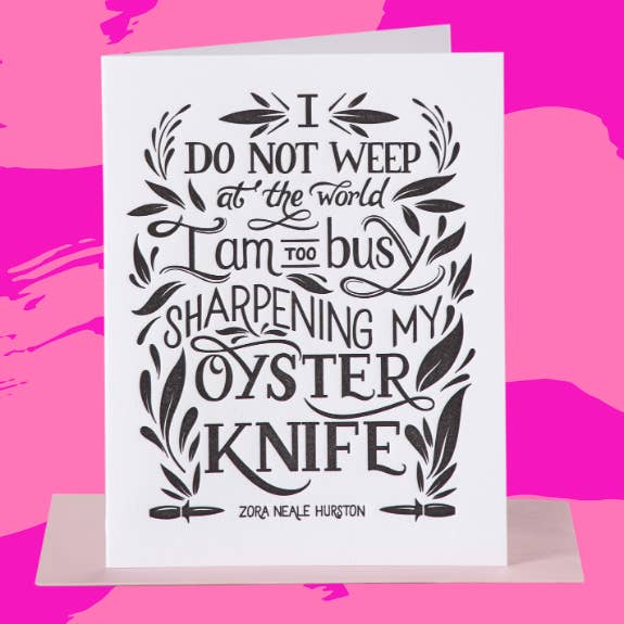 Hurston: Ostronknivskort för wholesale av Paper Epiphanies