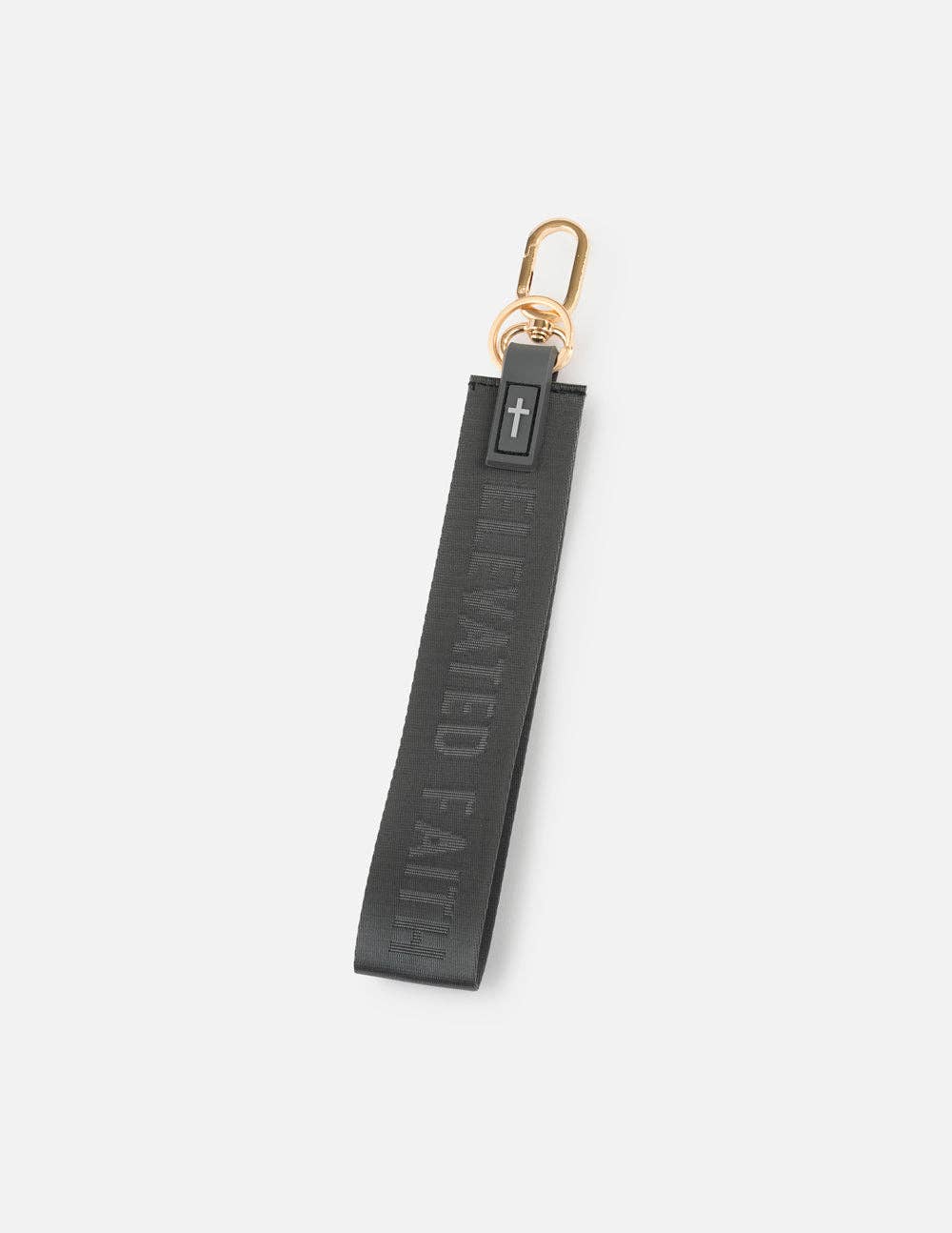Elevated Faith - Wholesale Keychain - Unisex - Black Oversized Logo Keychain4