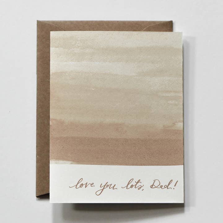 Father's Day Love You Lots | Father's Day Greeting Card for wholesale by everglow handmade