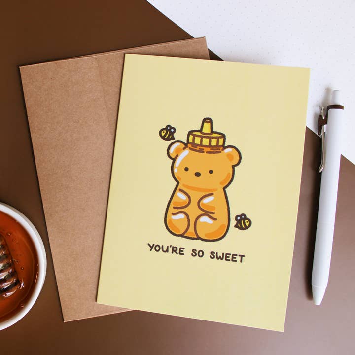 You’re So Sweet • Greeting Card for wholesale by Sam’s Scribbles