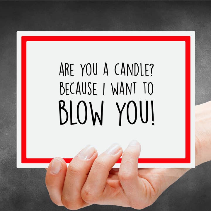 Carta Sarcastica - Amore - Sei Una Candela? per la vendita all'ingrosso da parte di Snarky Megs