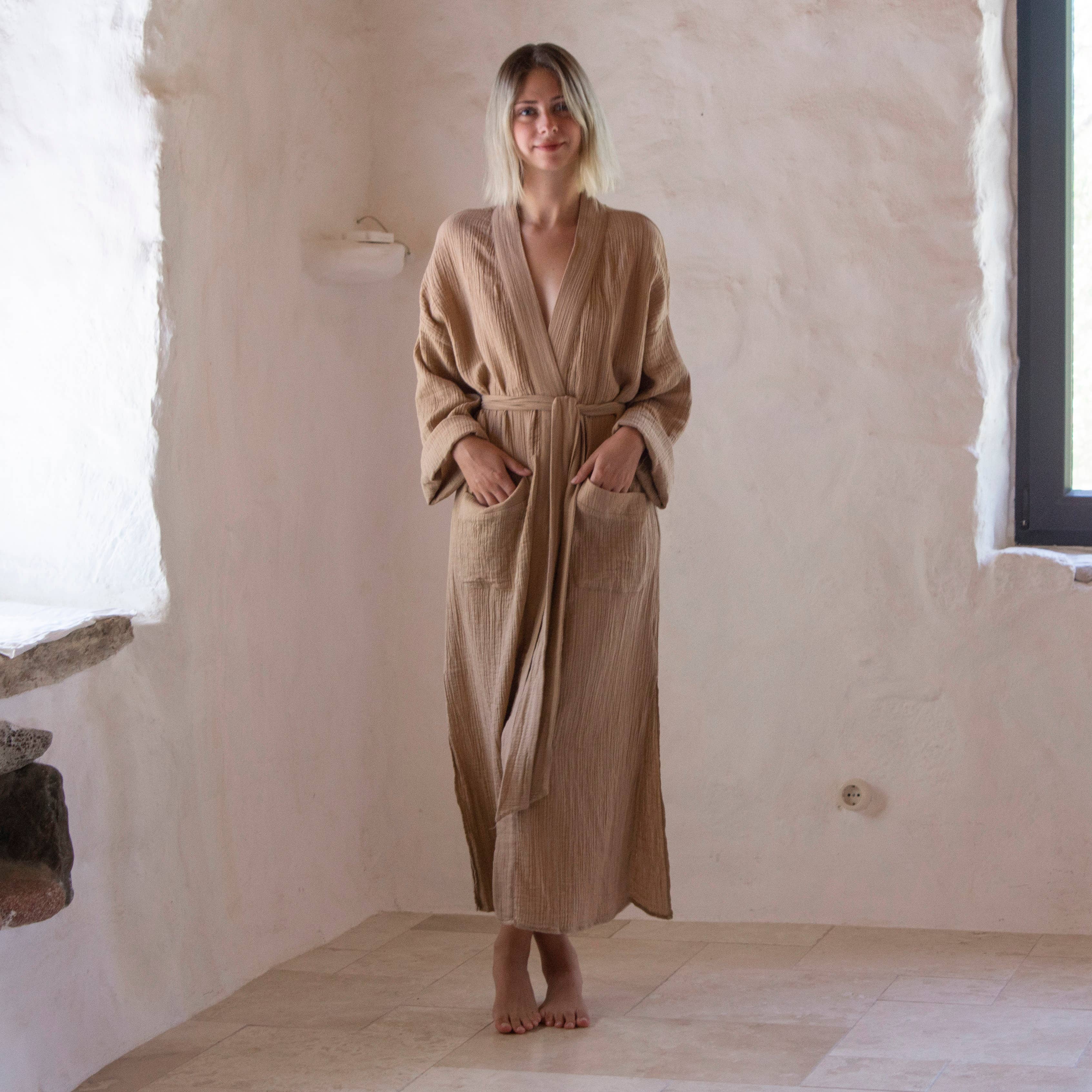 loom.ist - Wholesale Robe - Women's - Muslin double-layered cotton robe9