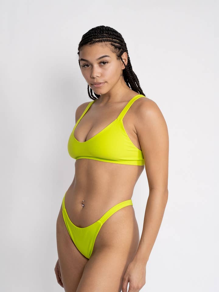 Lucy Bottom / Chartreuse for wholesale by THE SALTWATER COLLECTIVE