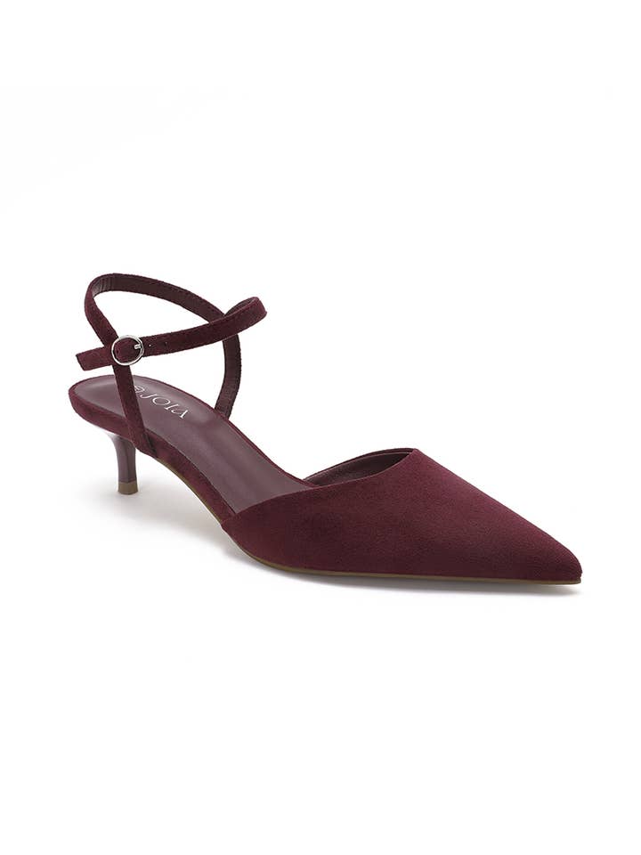 Joia Paris – Engroshandel Sko med lave hæle – Kvinder – Spidse pumps med lav hæl, ankelrem H8-1005E14